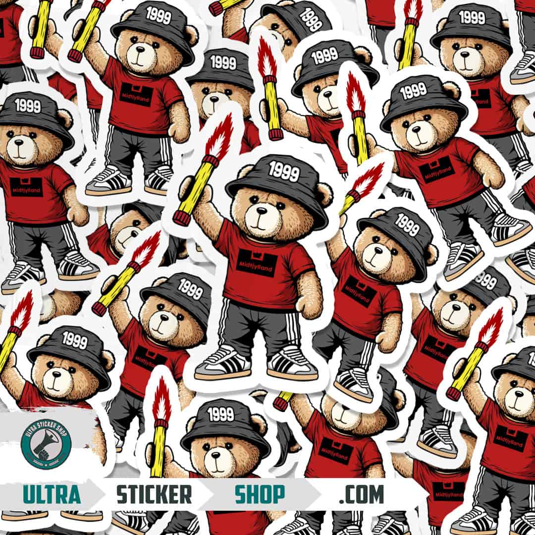 Midtjylland 1999 bear Stickers