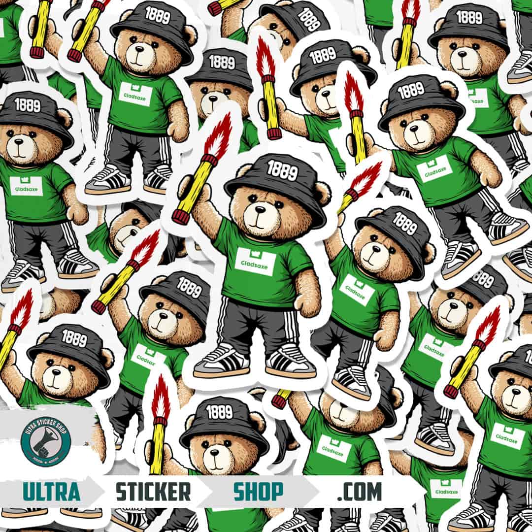 Gladsaxe 1889 bear Stickers