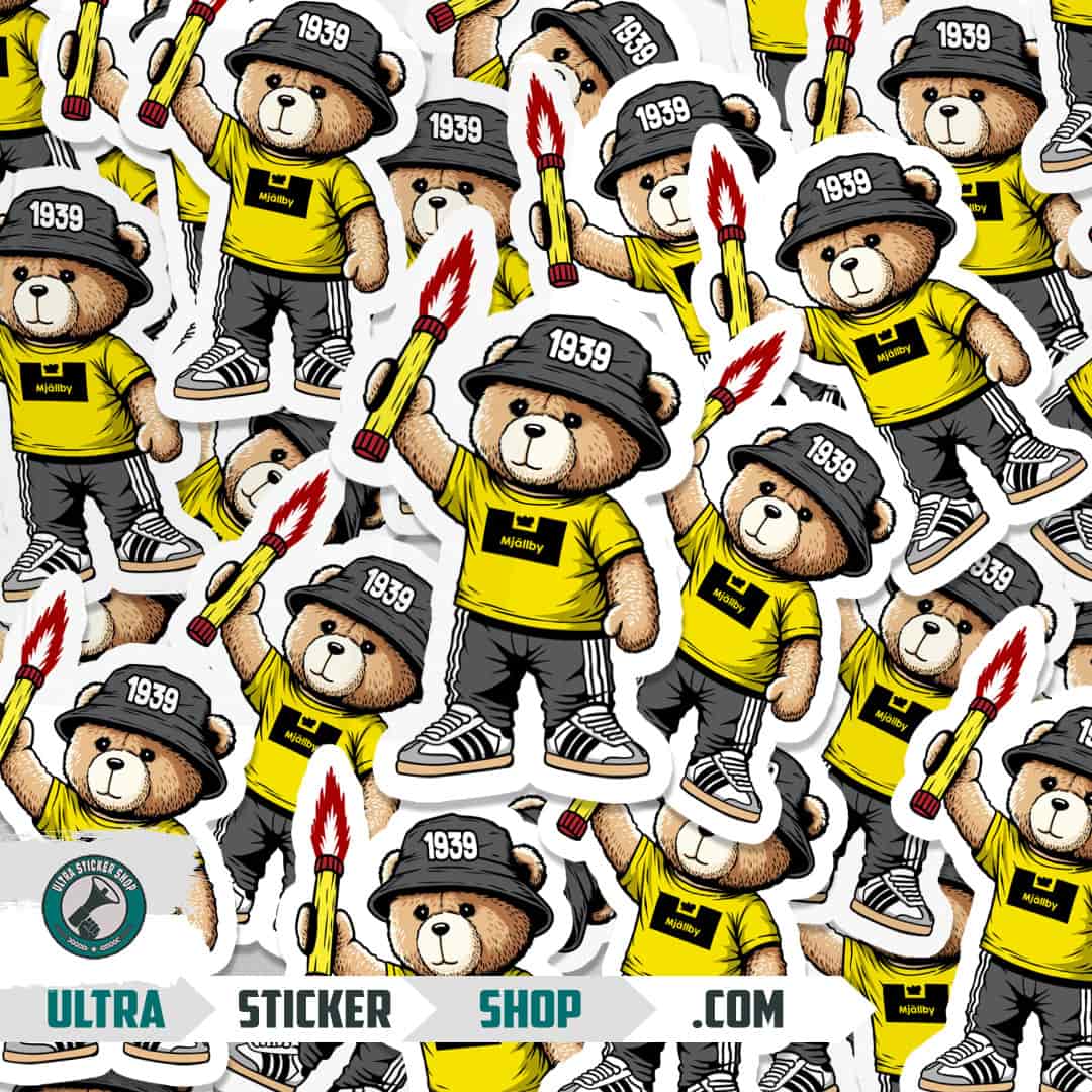 Mjällby 1939 bear Stickers