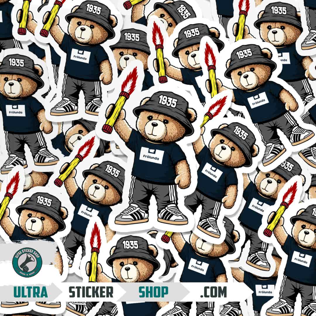 Frölunda 1935 bear Stickers