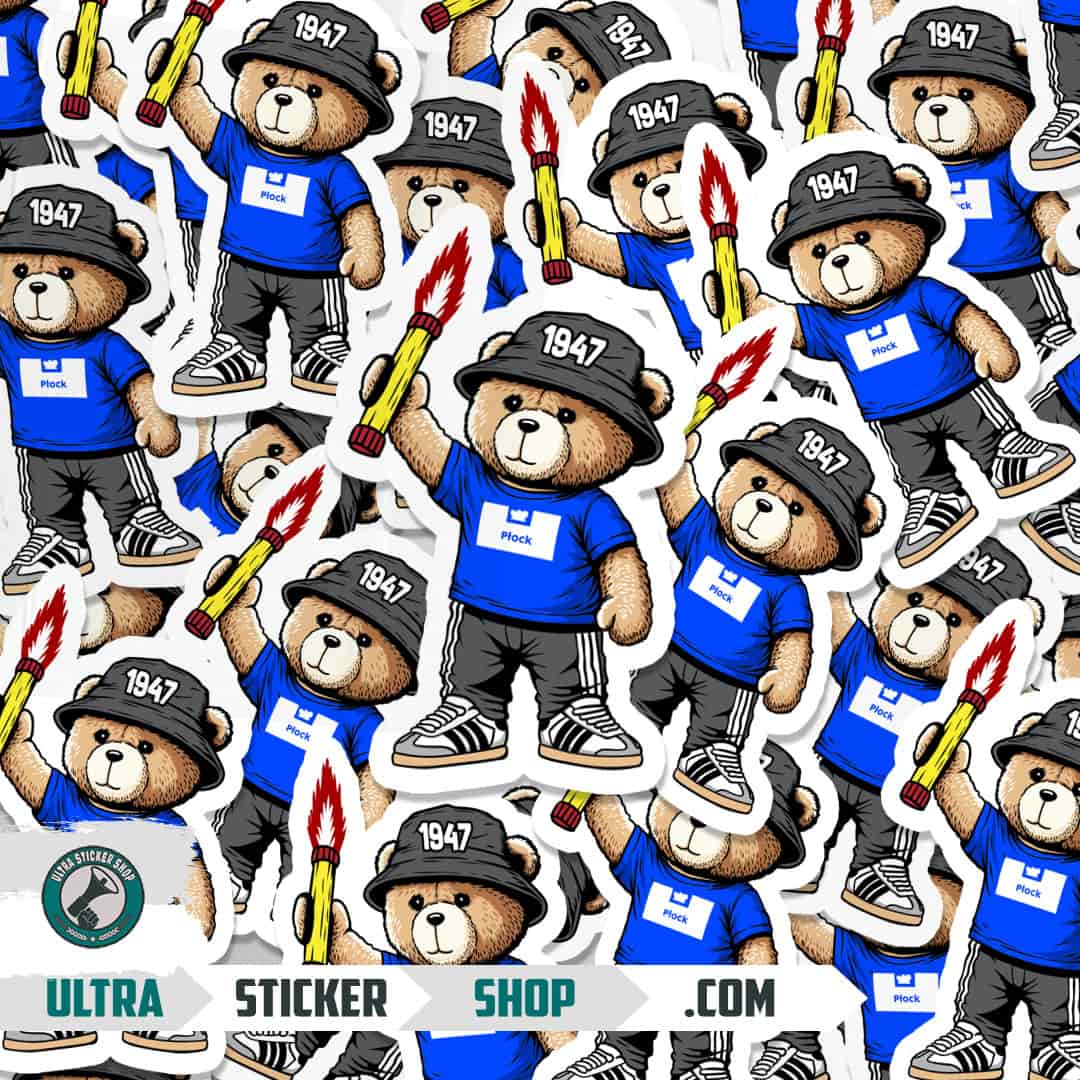 Płock 1947 bear Stickers