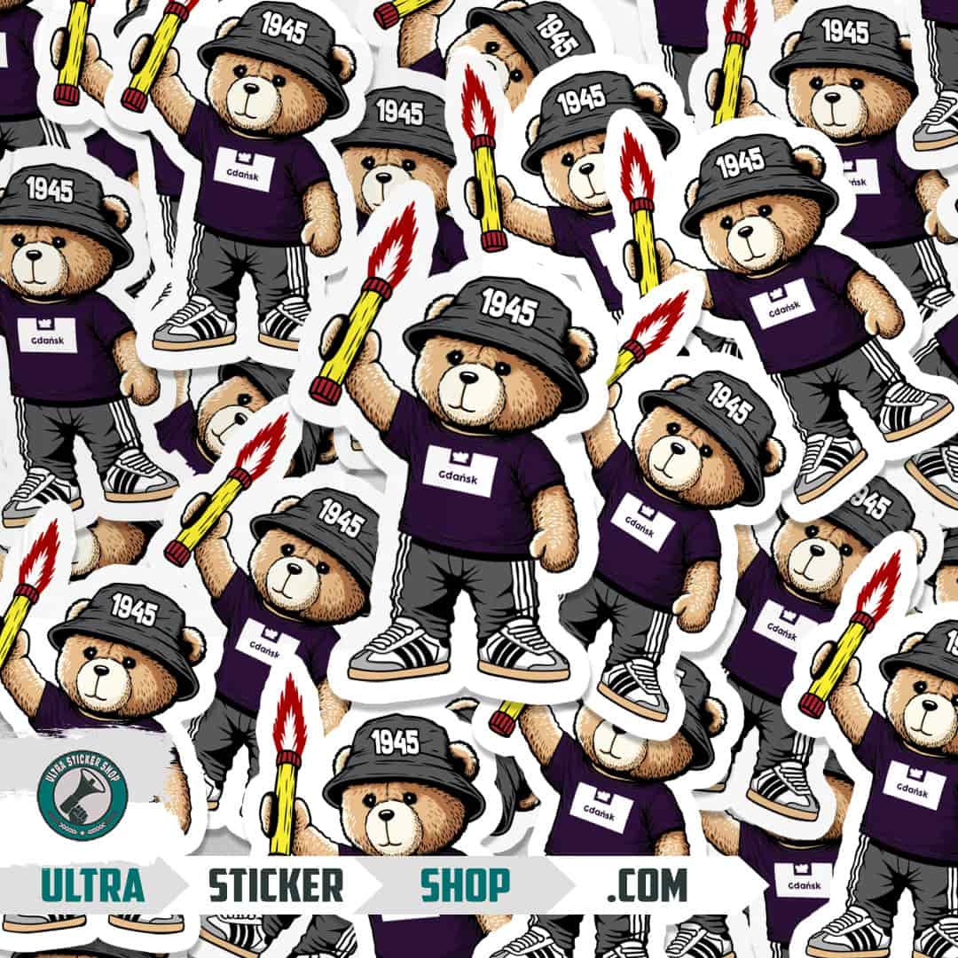 Gdańsk 1945 bear Stickers