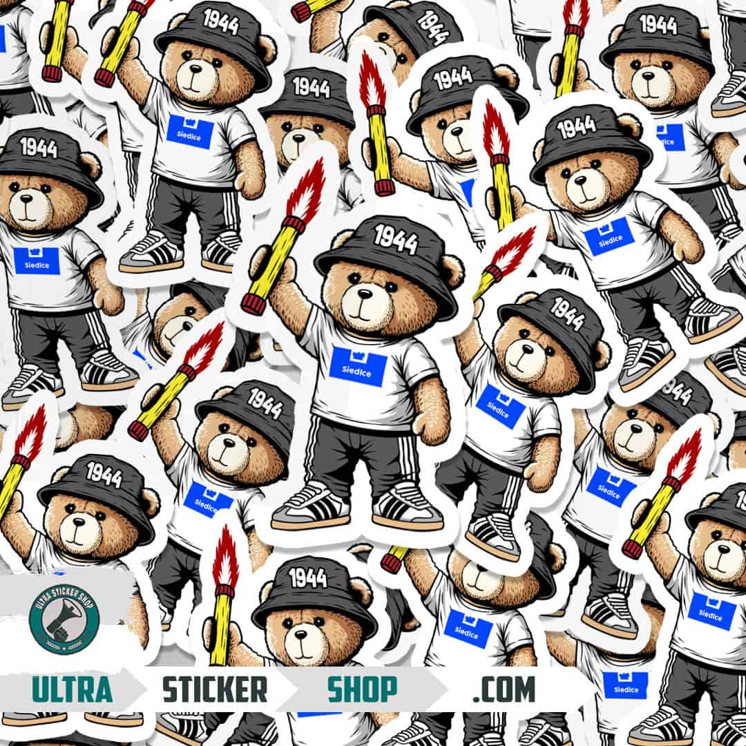Siedlce 1944 bear Stickers