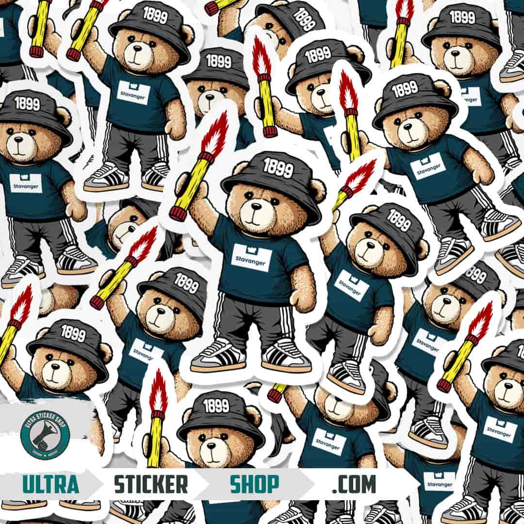 Stavanger 1899 bear Stickers