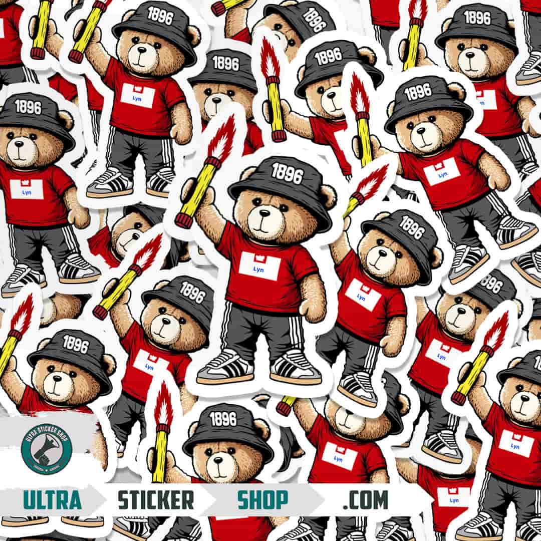 Lyn 1896 bear Stickers