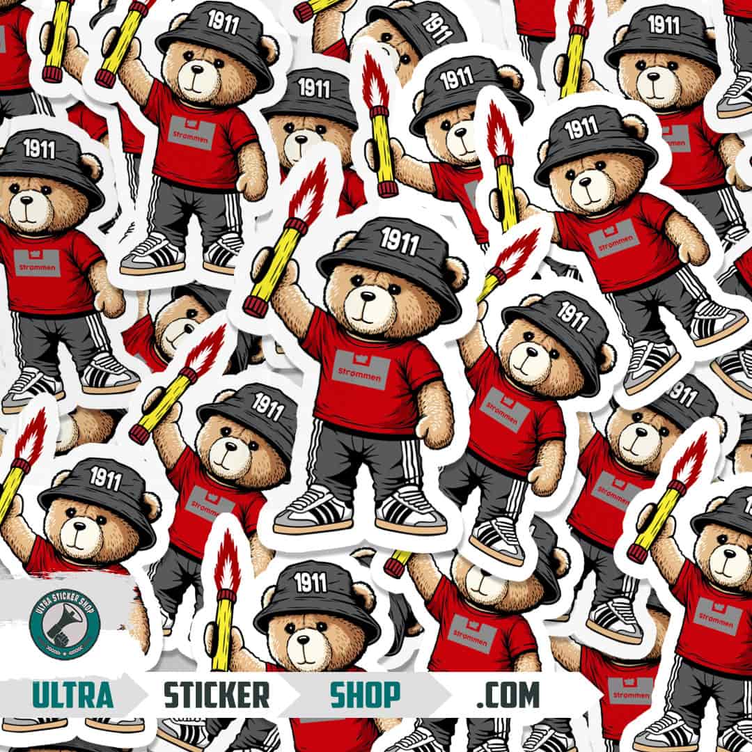 Strømmen 1911 bear Stickers