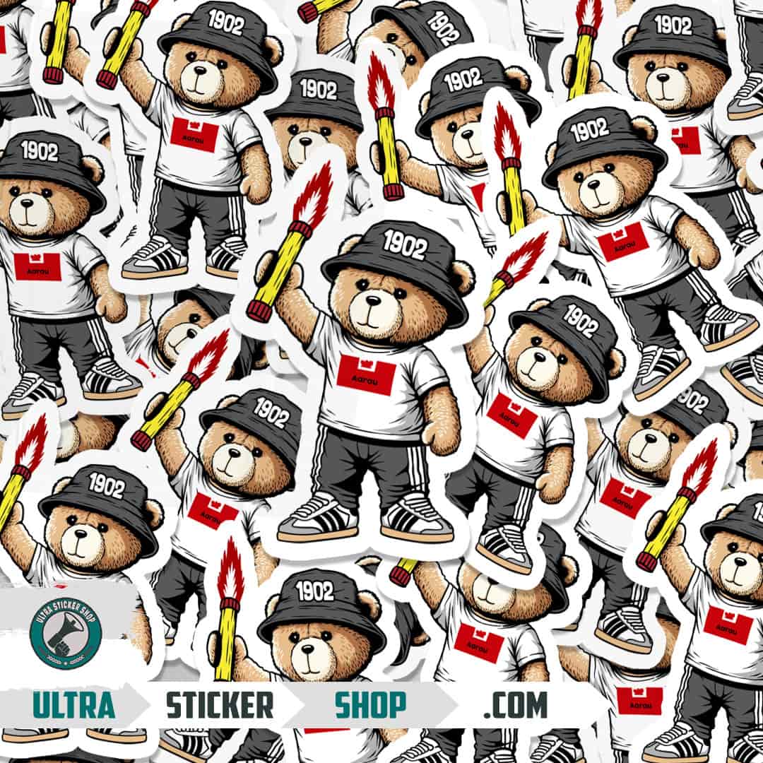 Aarau 1902 bear Stickers