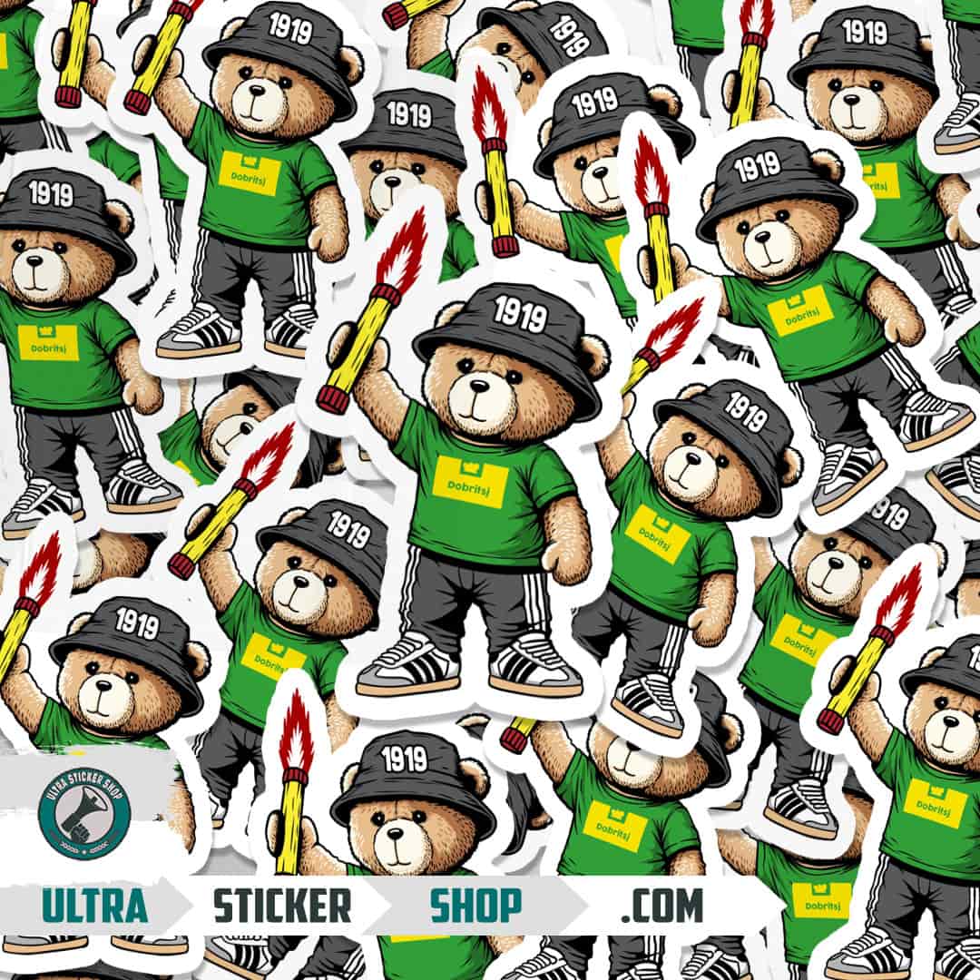 Dobritsj 1919 bear Stickers