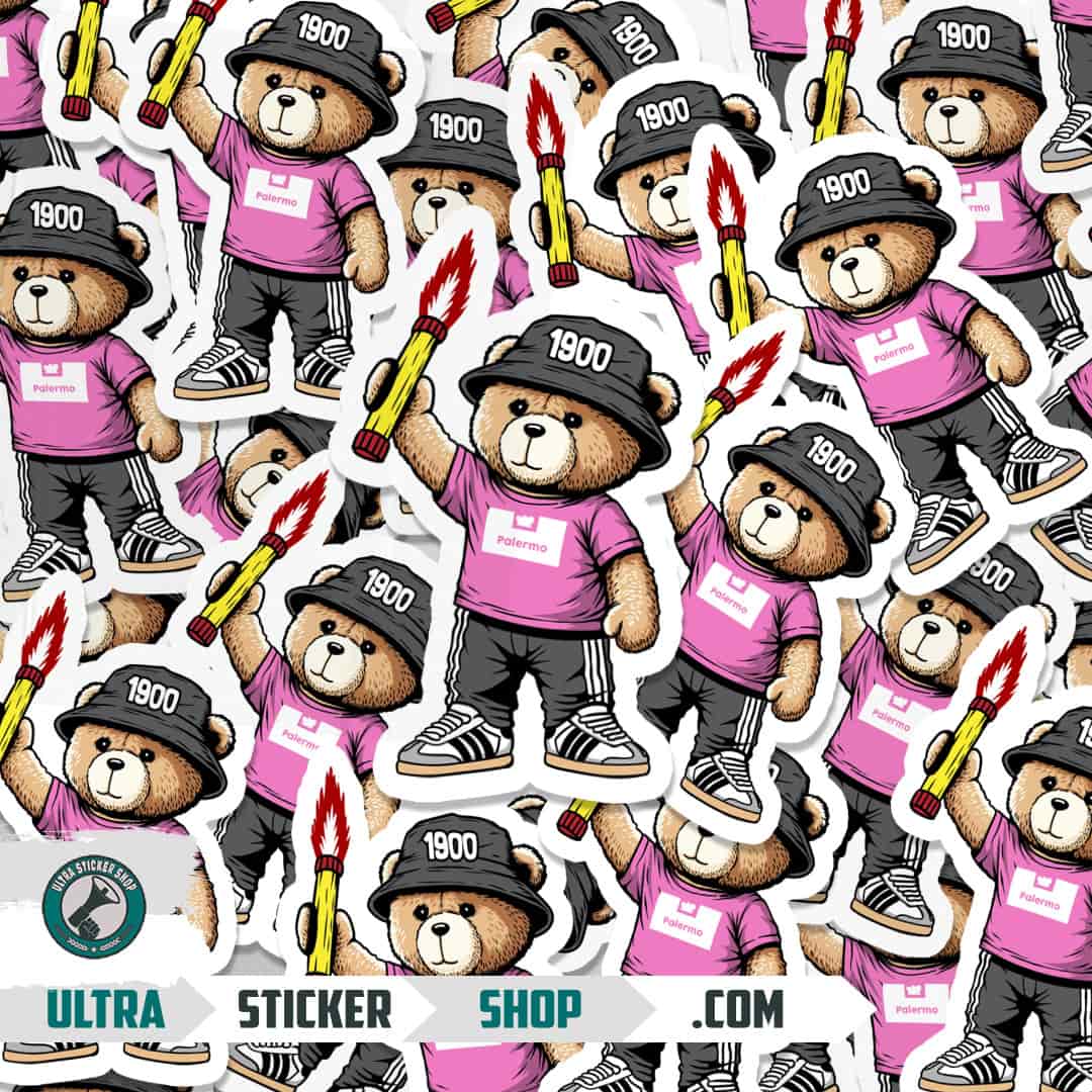 Palermo 1900 bear Stickers