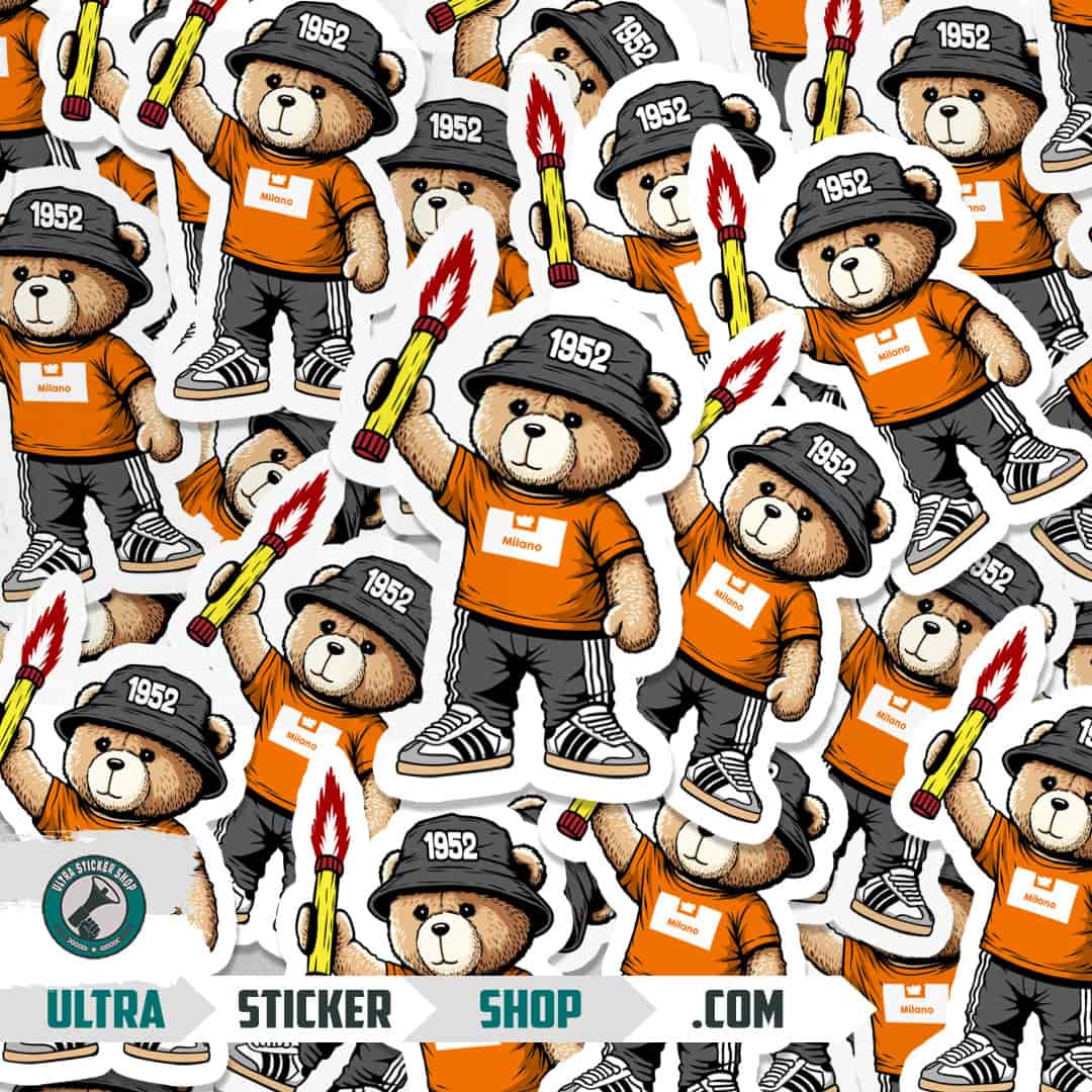 Milano 1952 bear Stickers