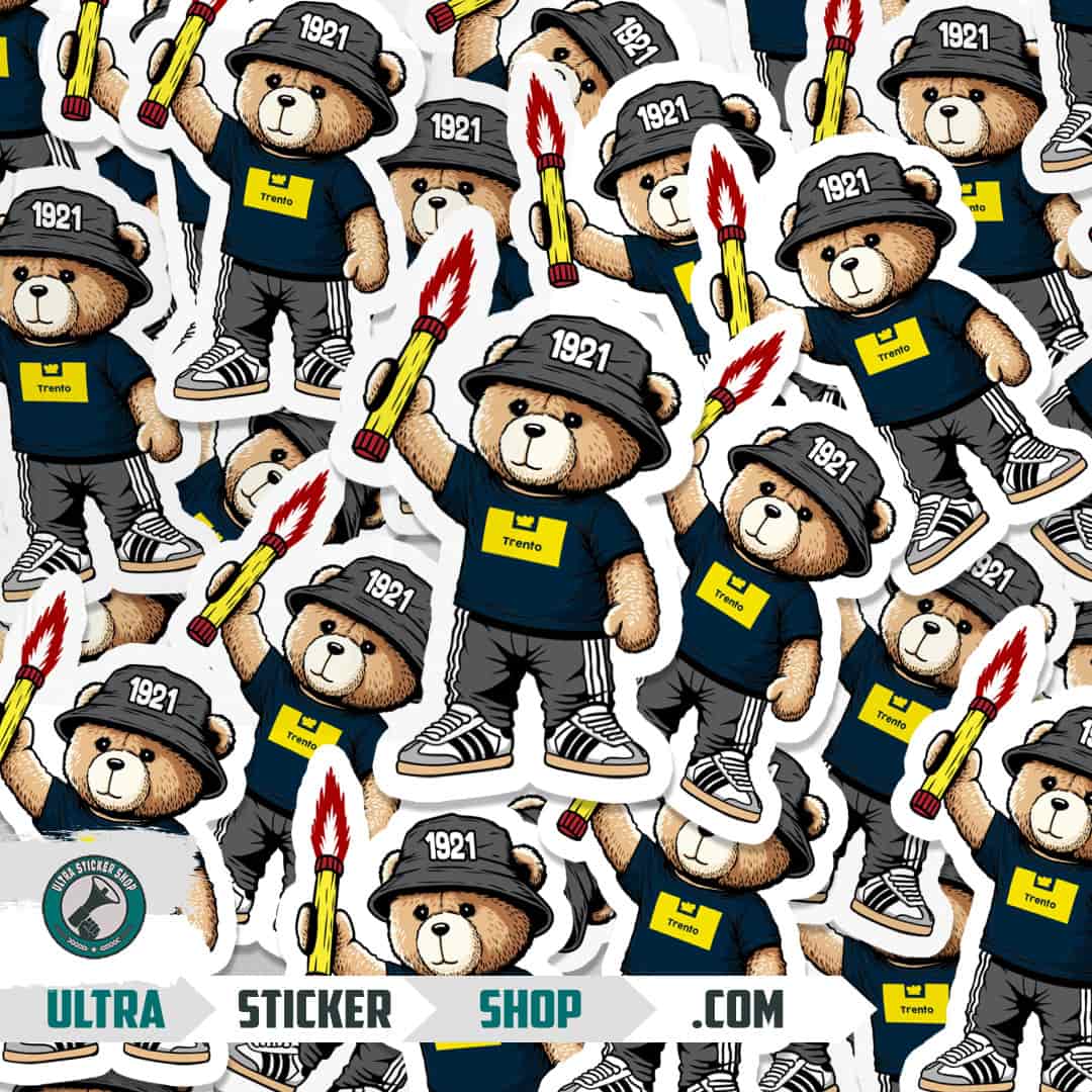 Trento 1921 bear Stickers