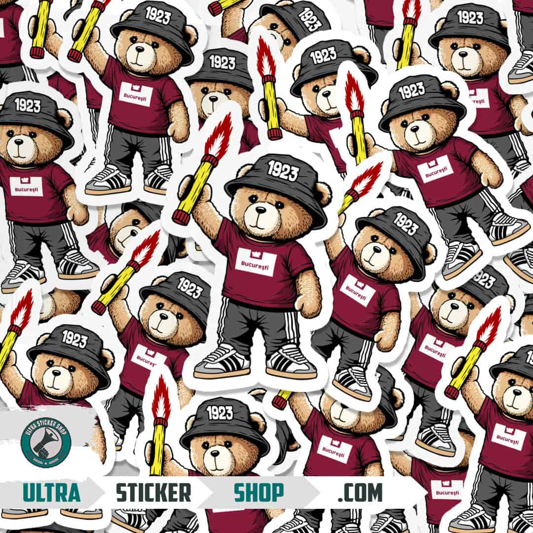 Bucureşti 1923 bear Stickers
