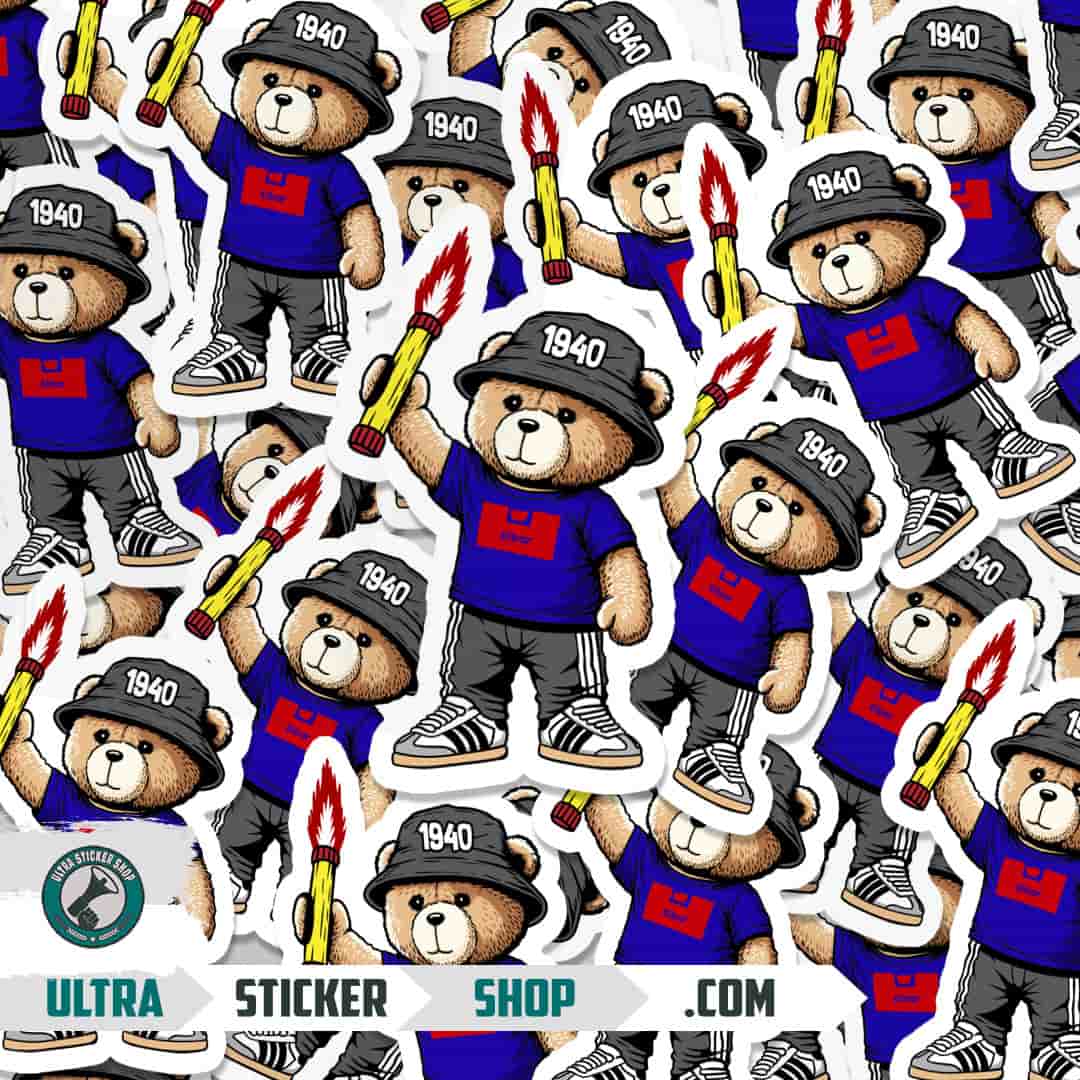 Eibar 1940 bear Stickers