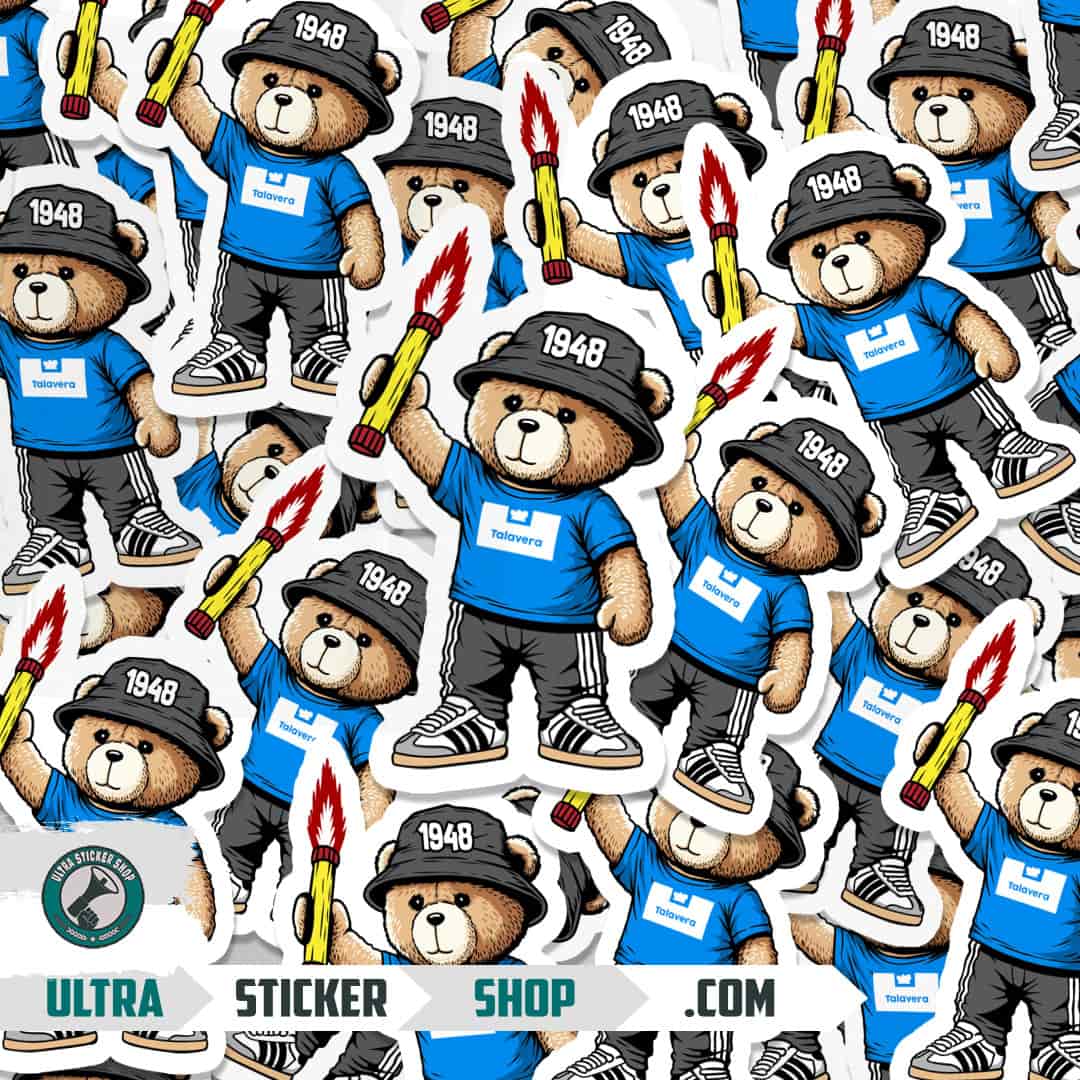 Talavera 1948 bear Stickers
