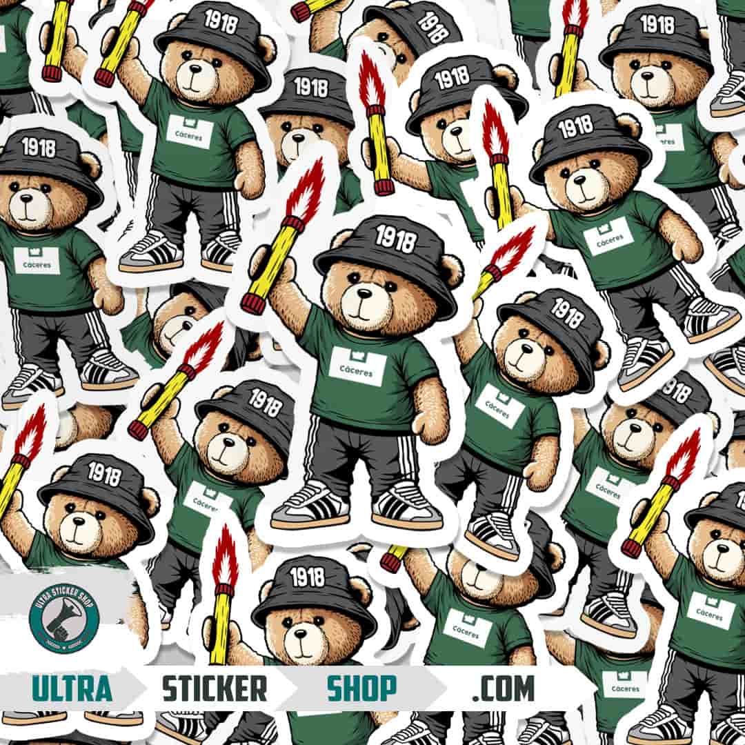 Cáceres 1918 bear Stickers