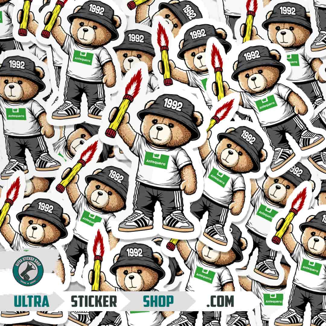 Antequera 1992 bear Stickers
