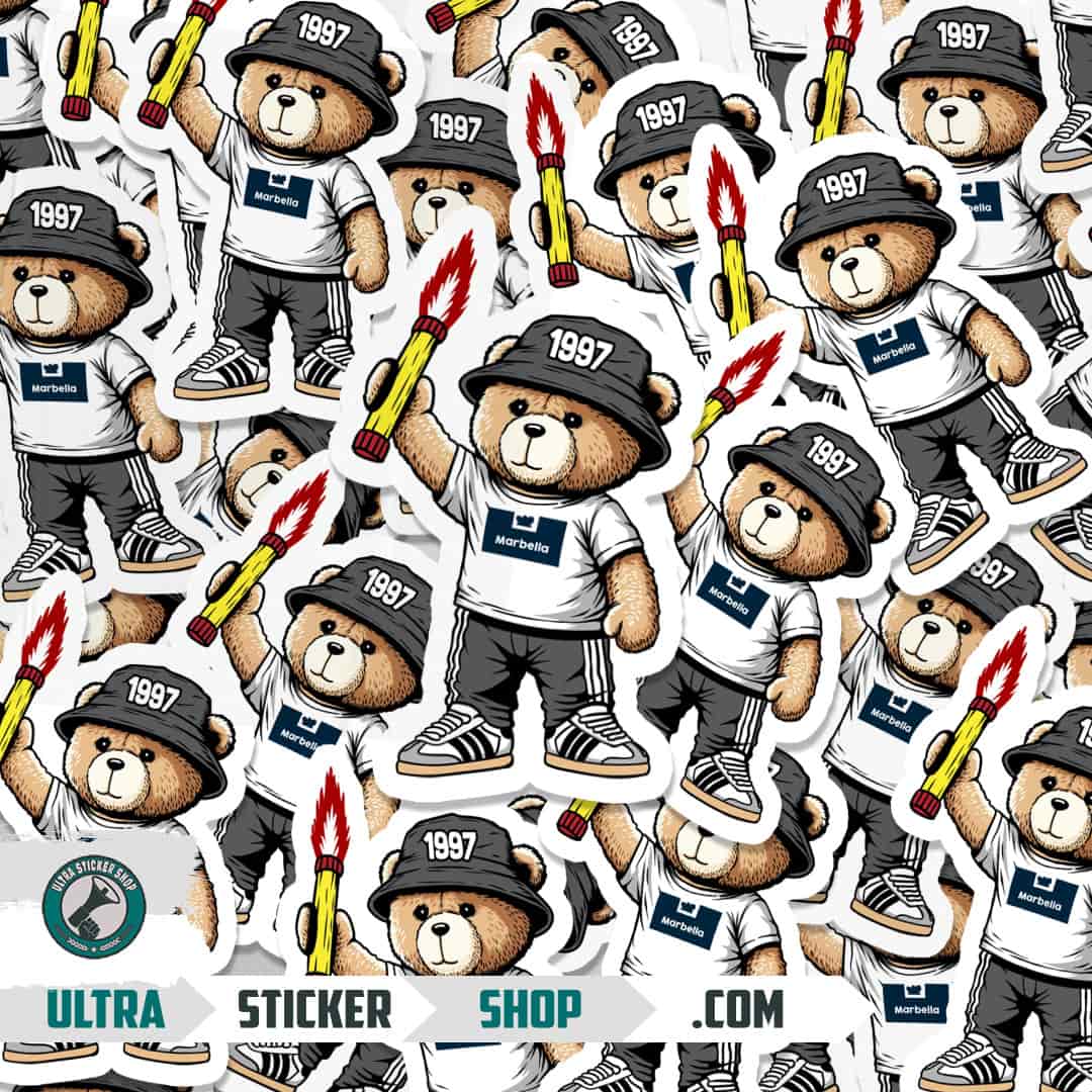 Marbella 1997 bear Stickers