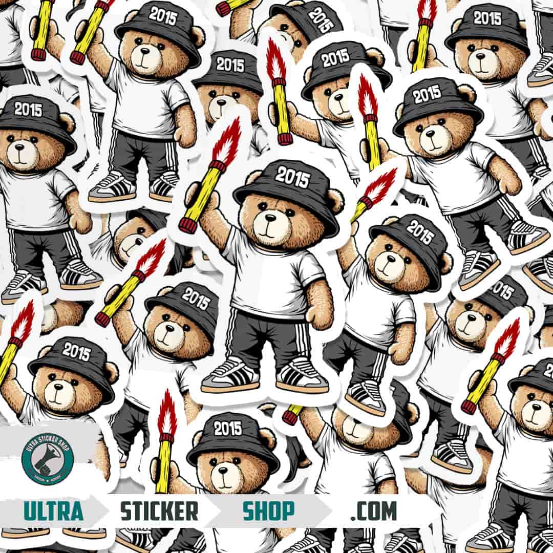 Pétange 2015 bear Stickers