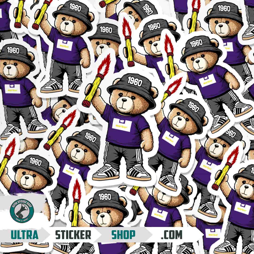 Maribor 1960 bear Stickers