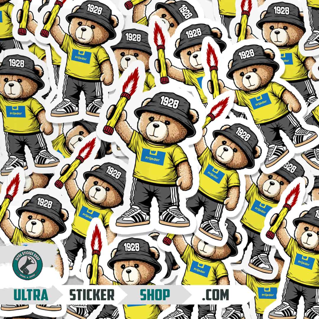 Prijedor 1928 bear Stickers
