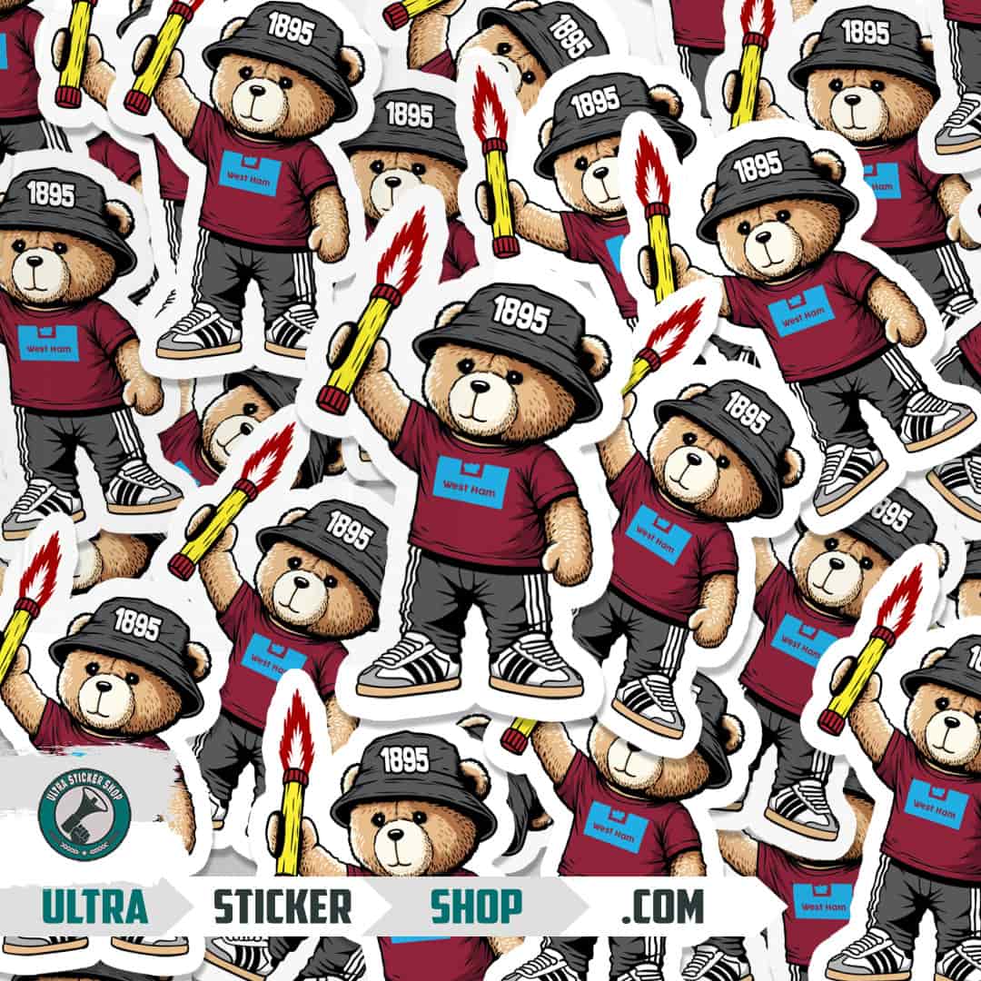 West Ham 1895 bear Stickers