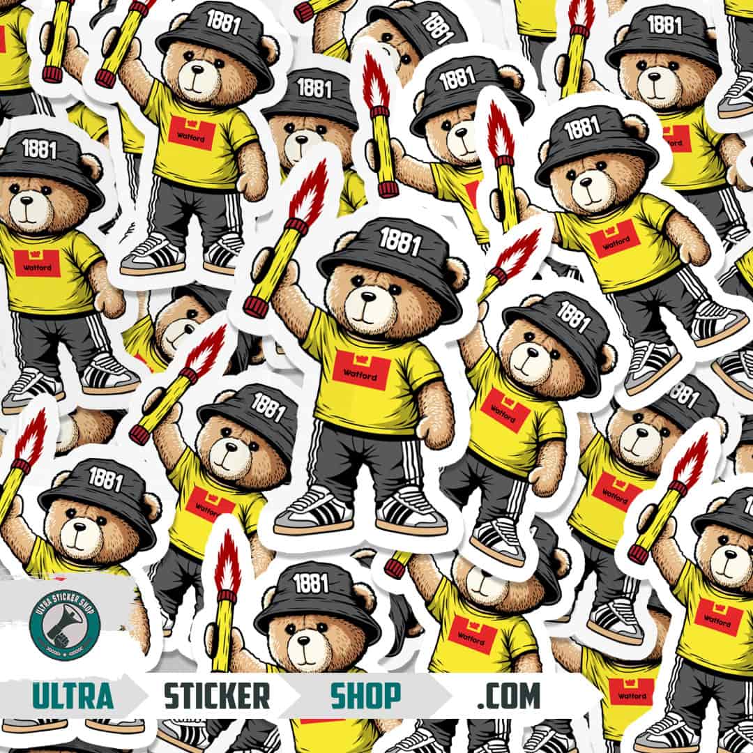 Watford 1881 bear Stickers
