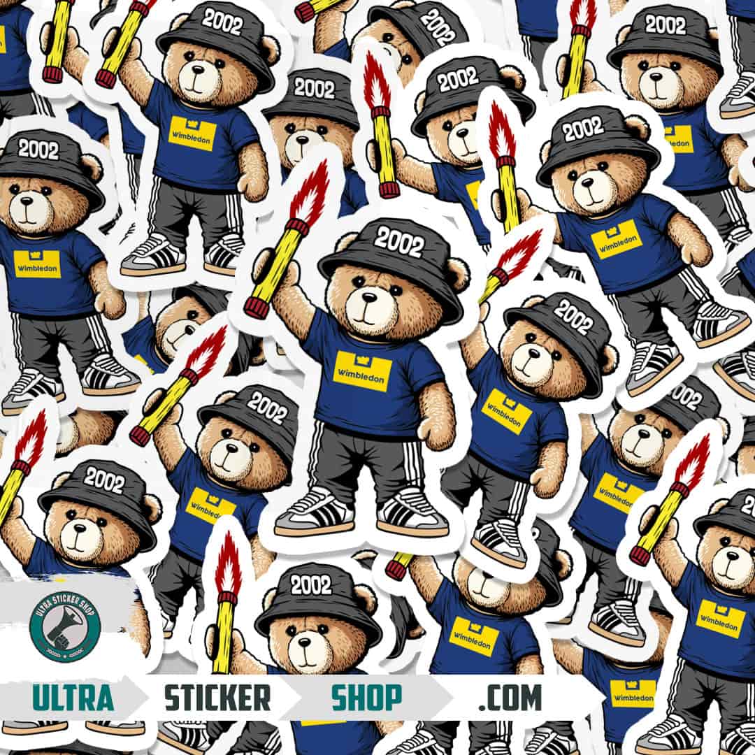 Wimbledon 2002 bear Stickers