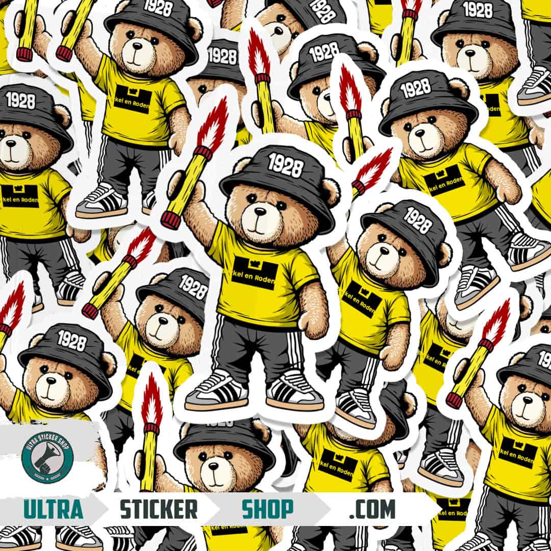 Accrington 1968 bear Stickers