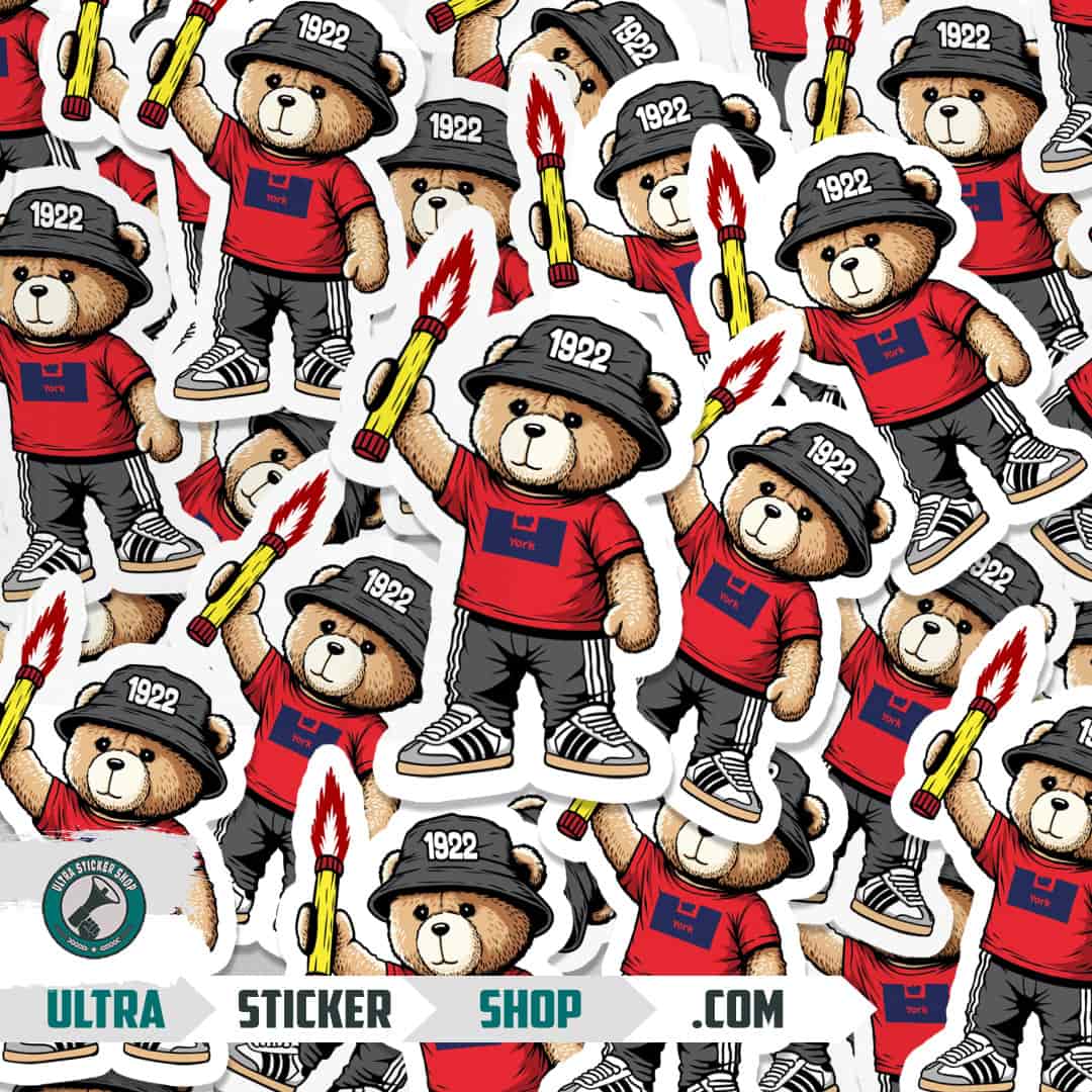 York 1922 bear Stickers
