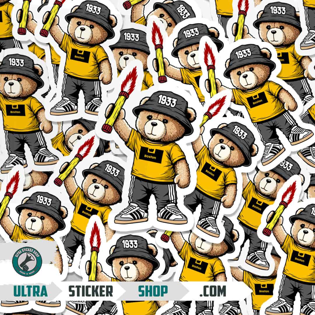 Boston 1933 bear Stickers
