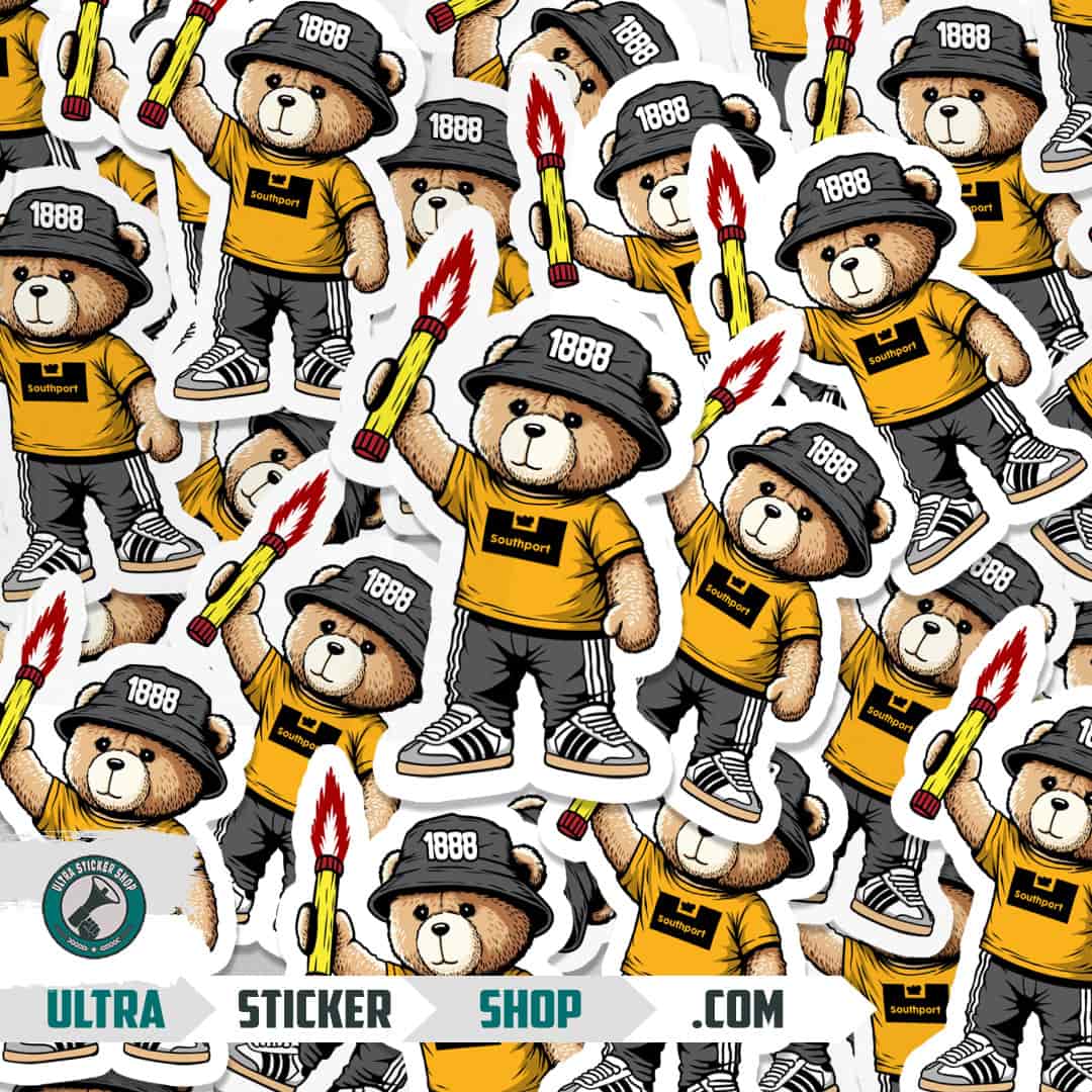 Southport 1888 bear Stickers