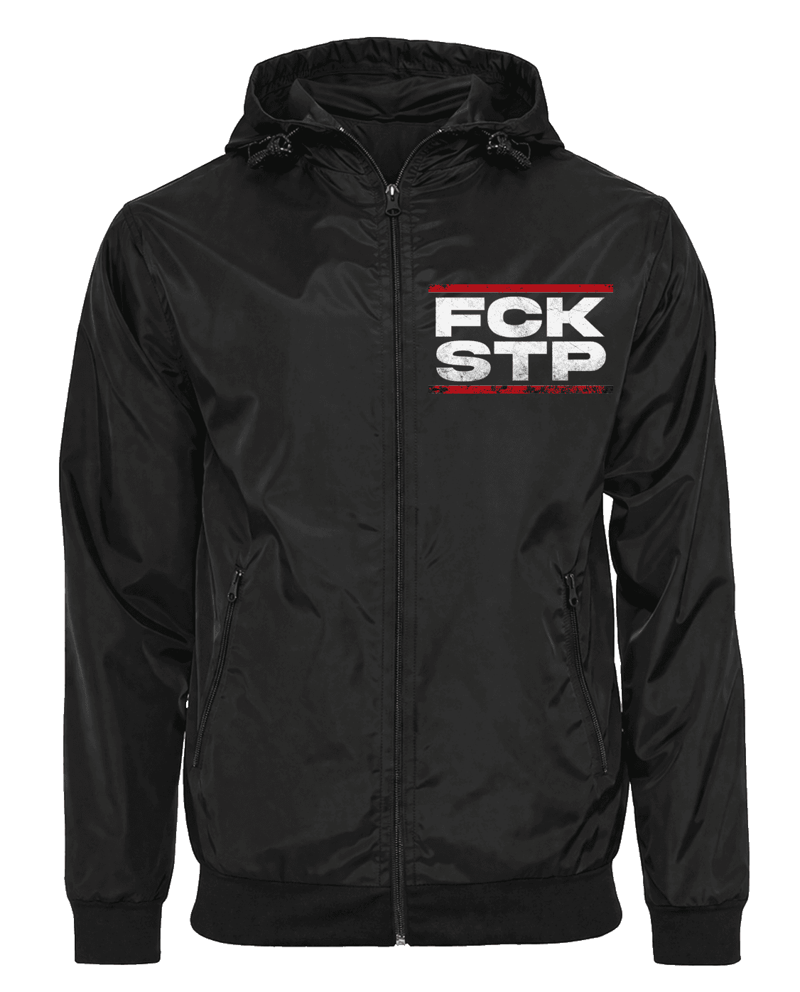 FCK STP Jacket with Zip-Off Balaclava