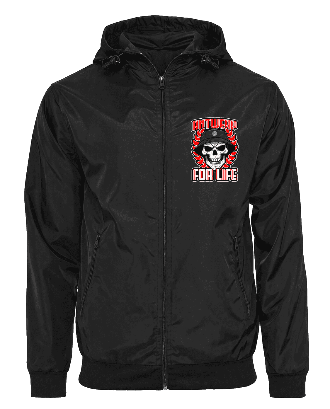 Antwerp for life Jacket with Zip-Off Balaclava