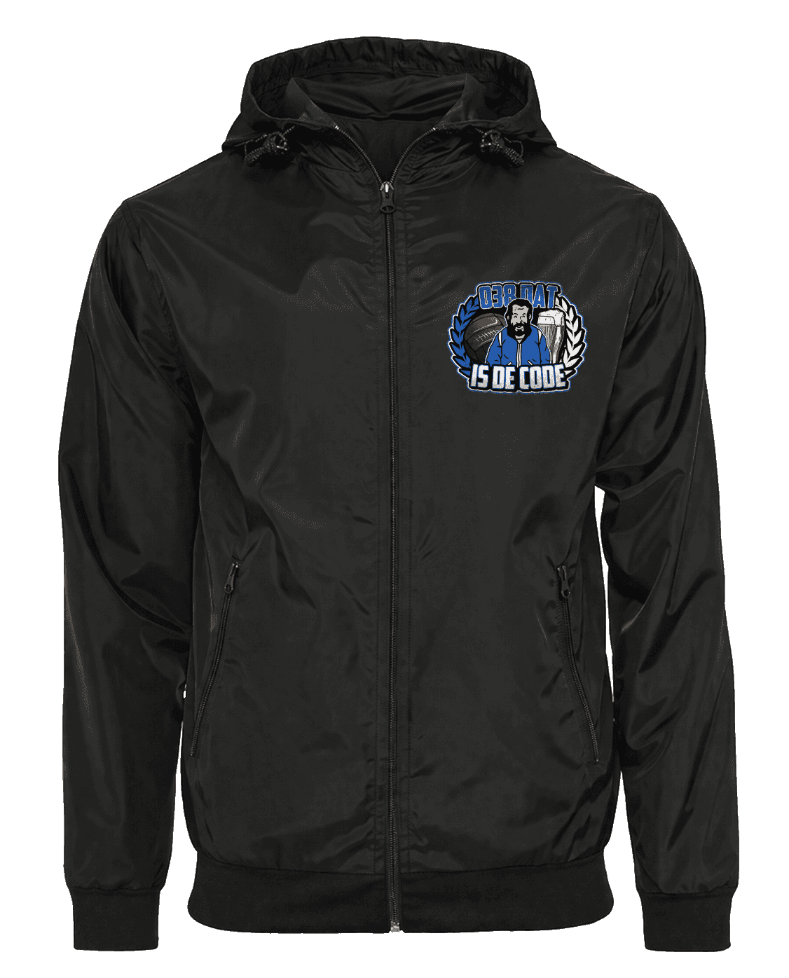 038 Dat is de code Jacket with Zip-Off Balaclava