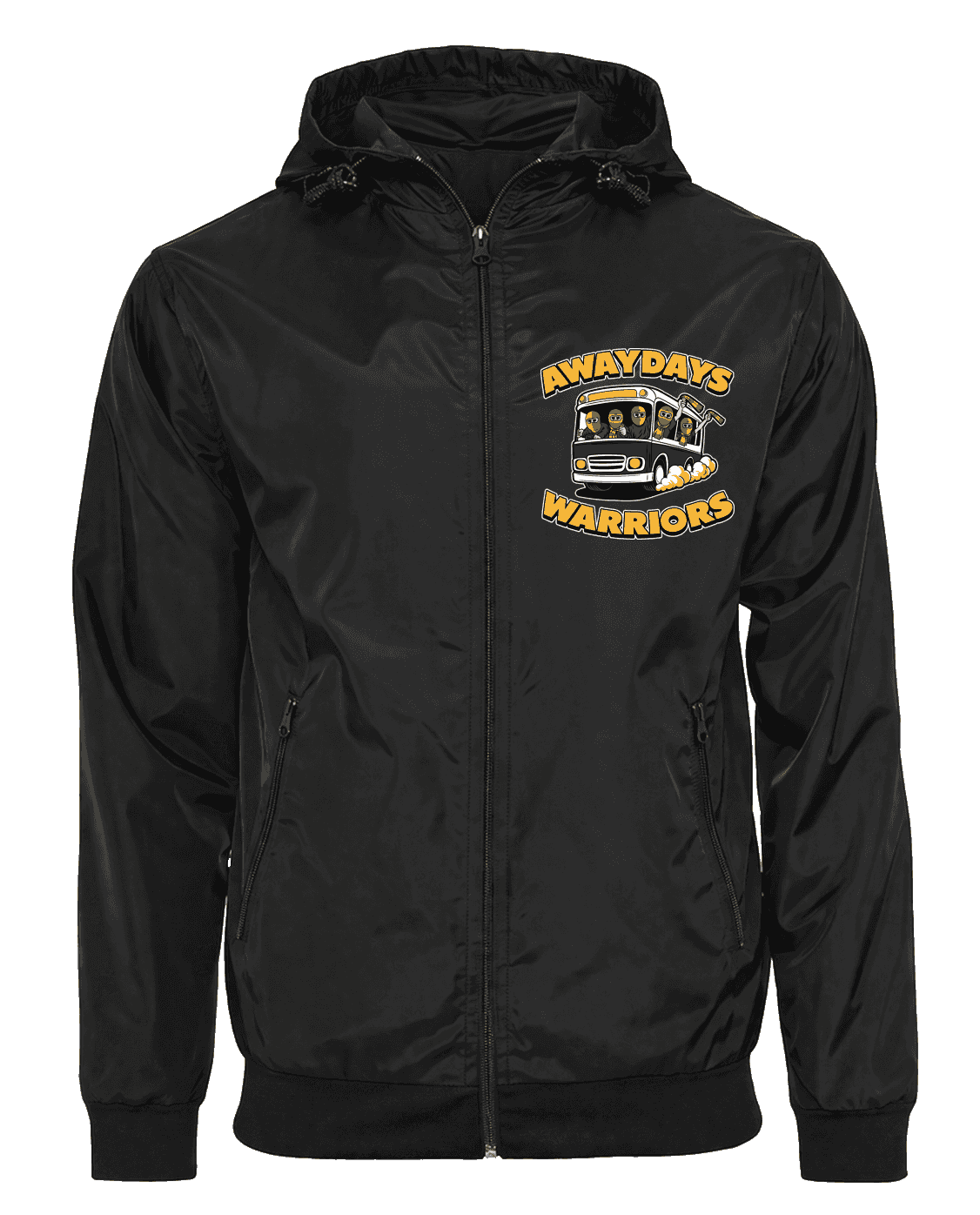 AwayDays Warriors Jacket with Zip-Off Balaclava