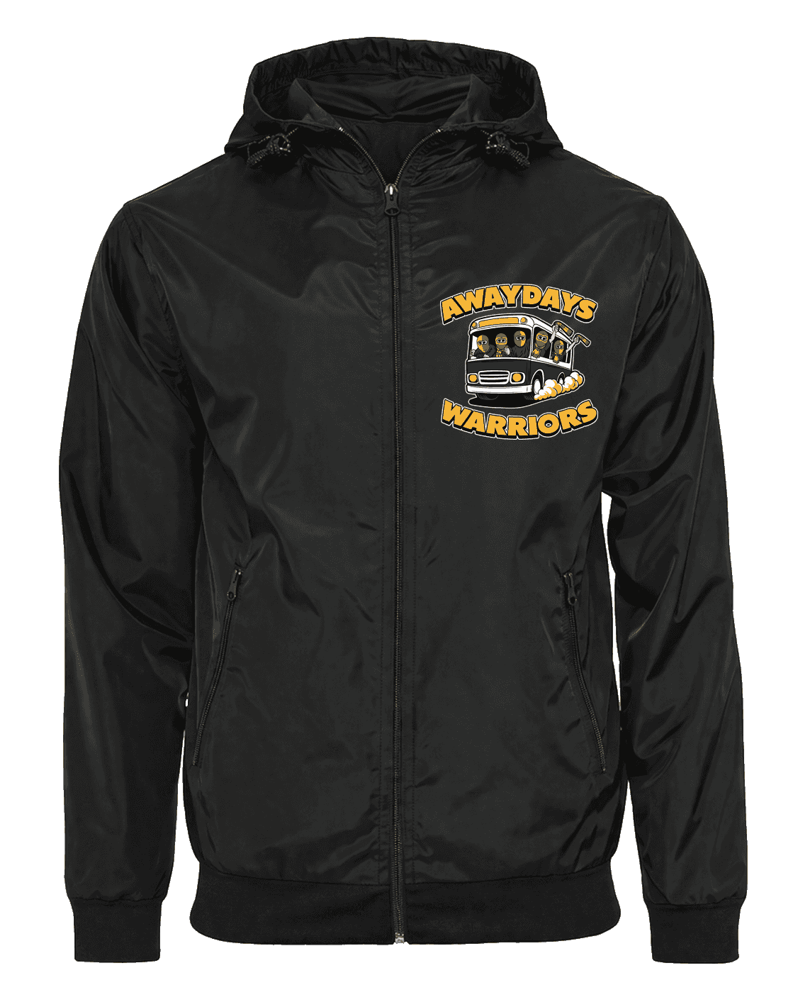 AwayDays Warriors Jacket with Zip-Off Balaclava