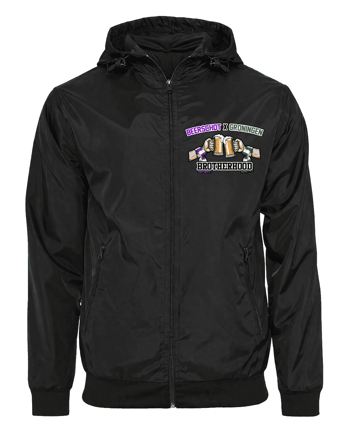 Beerschot X Groningen Jacket with Zip-Off Balaclava