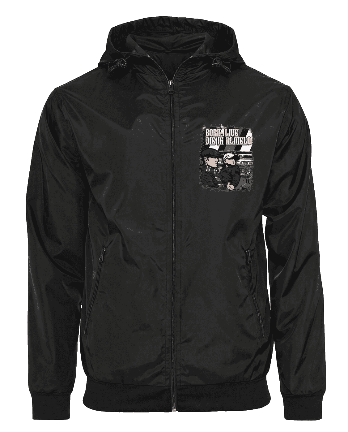 Born, Live die in Almelo Jacket with Zip-Off Balaclava