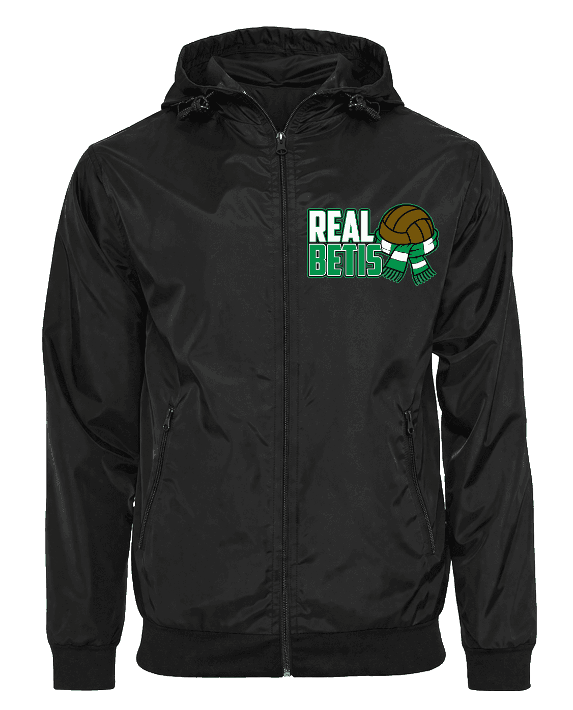 Real Betis Jacket with Zip-Off Balaclava