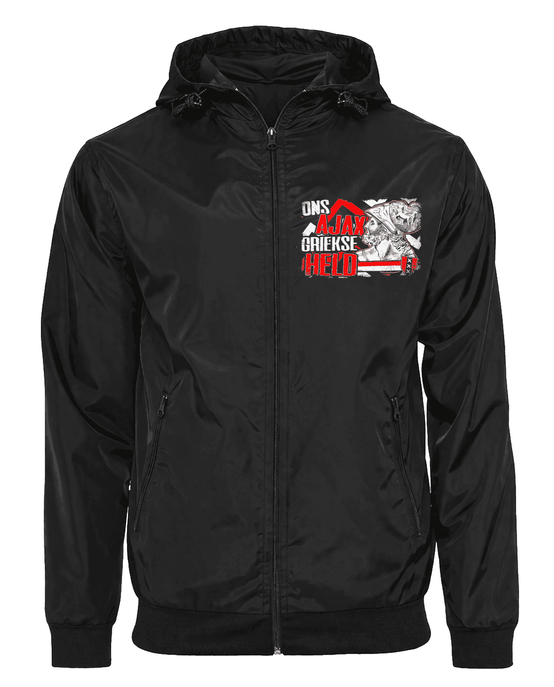 Ons Ajax Griekse held Jacket with Zip-Off Balaclava