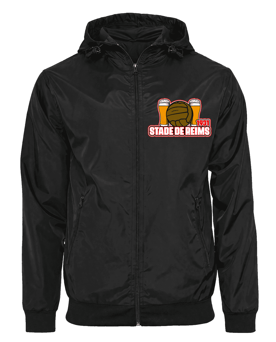 Stade DE Reims Jacket with Zip-Off Balaclava