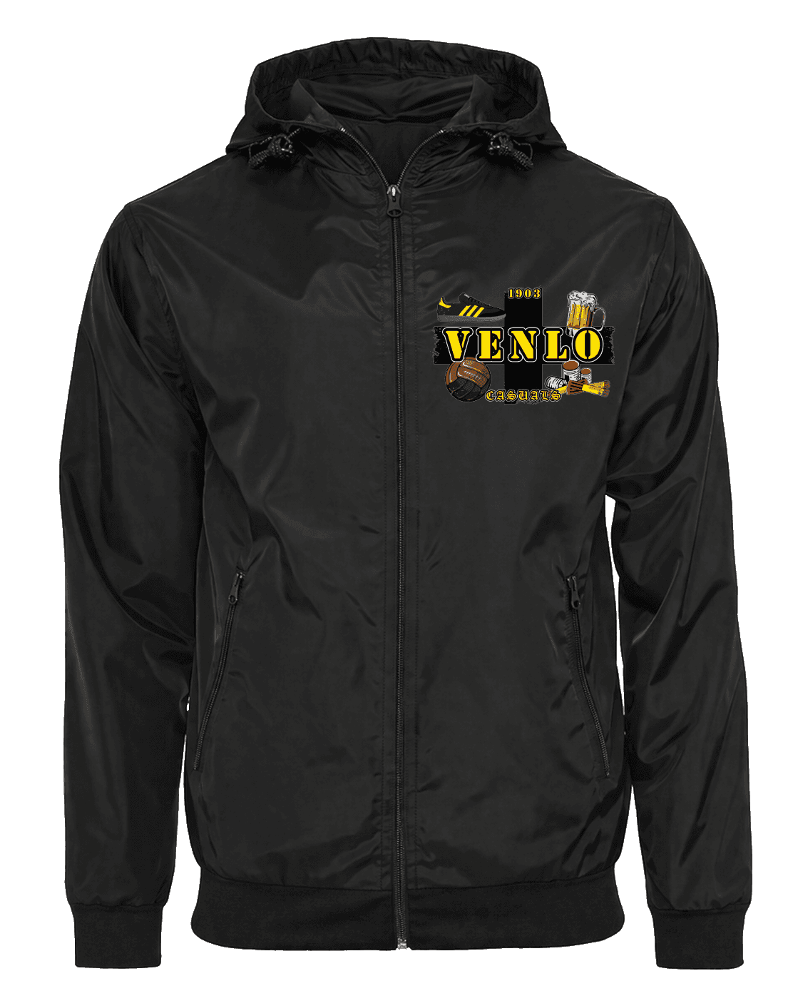 Venlo casuals Jacket with Zip-Off Balaclava