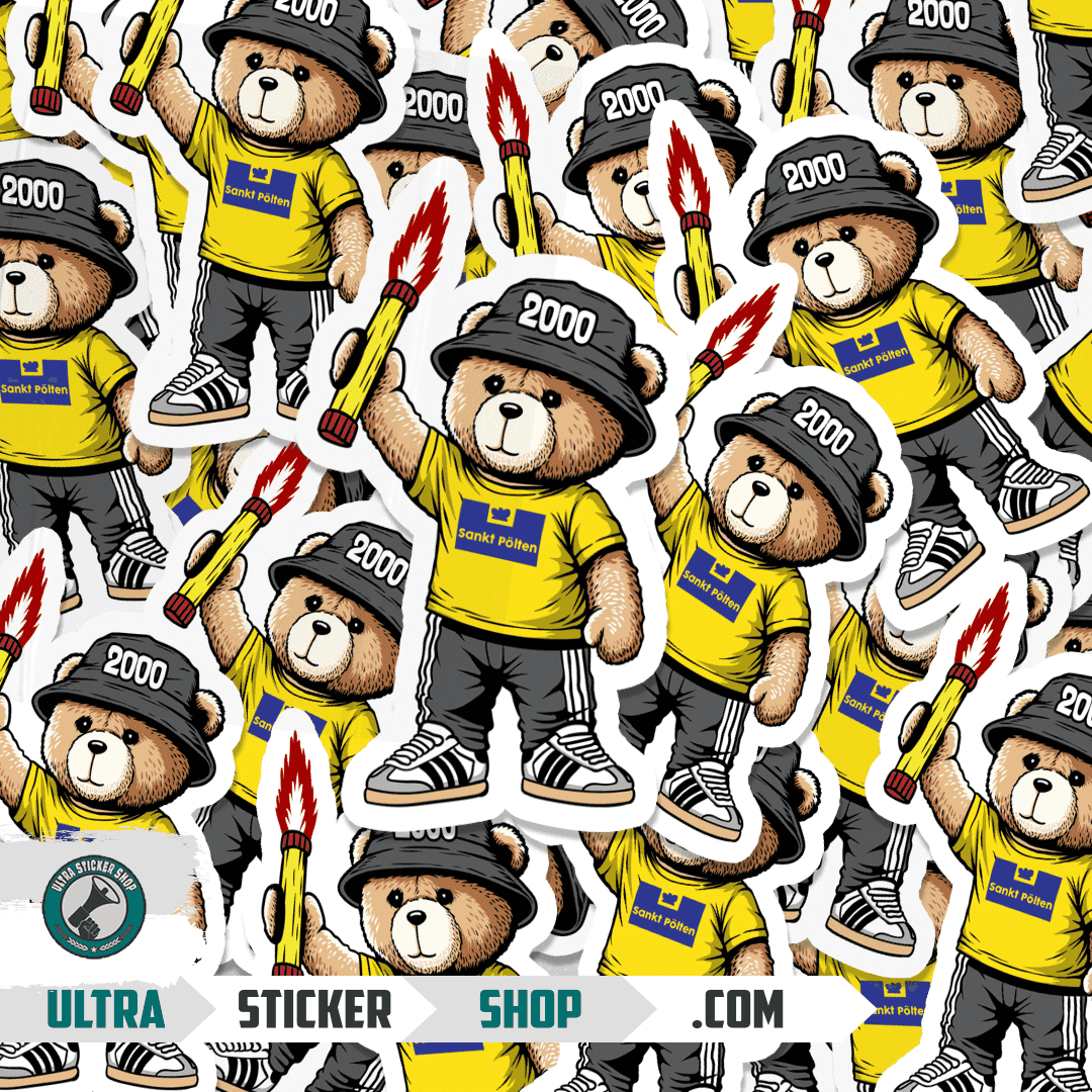Sankt Pölten 2000 bear Stickers