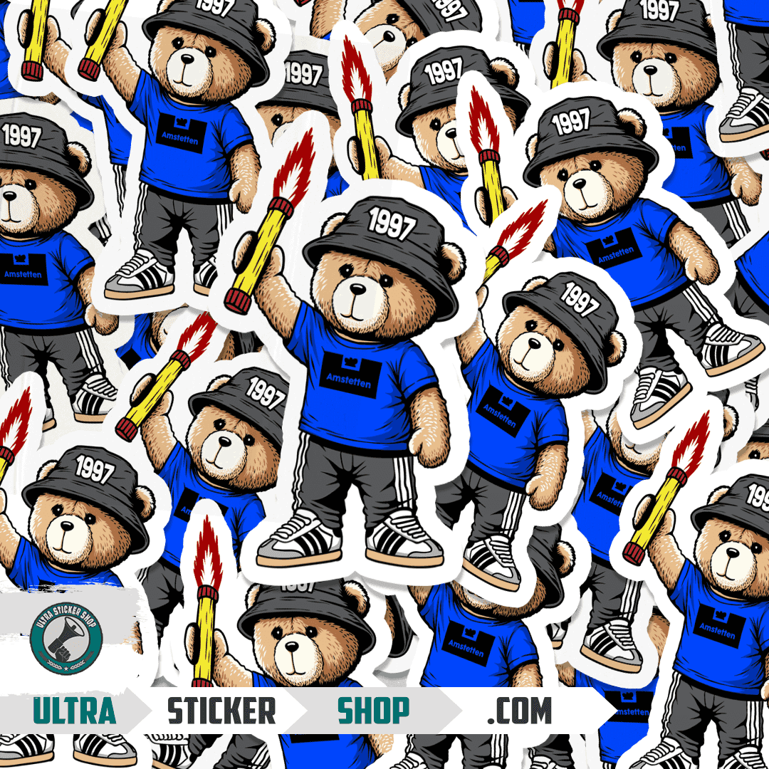Amstetten 1997 bear Stickers
