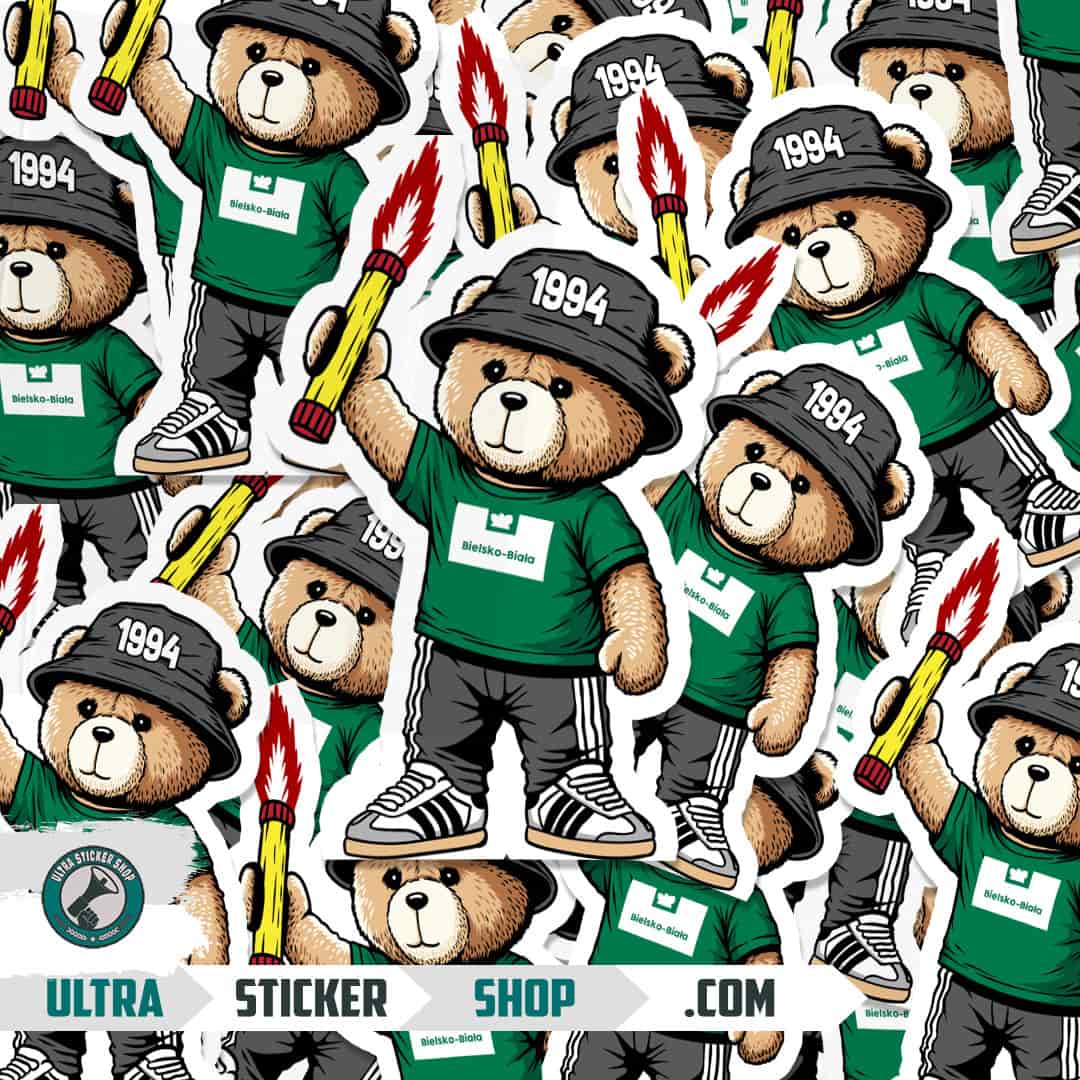 Bielsko-Biała 1994 bear Stickers