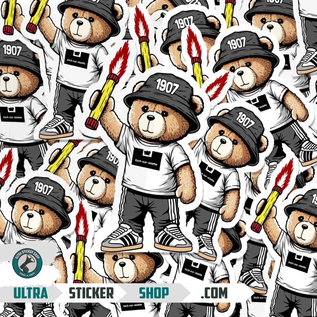 Esch-sur-Alzette 1907 bear Stickers