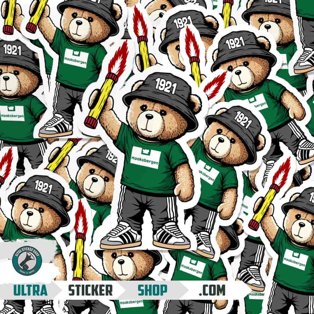 Haaksbergen 1921 bear Stickers