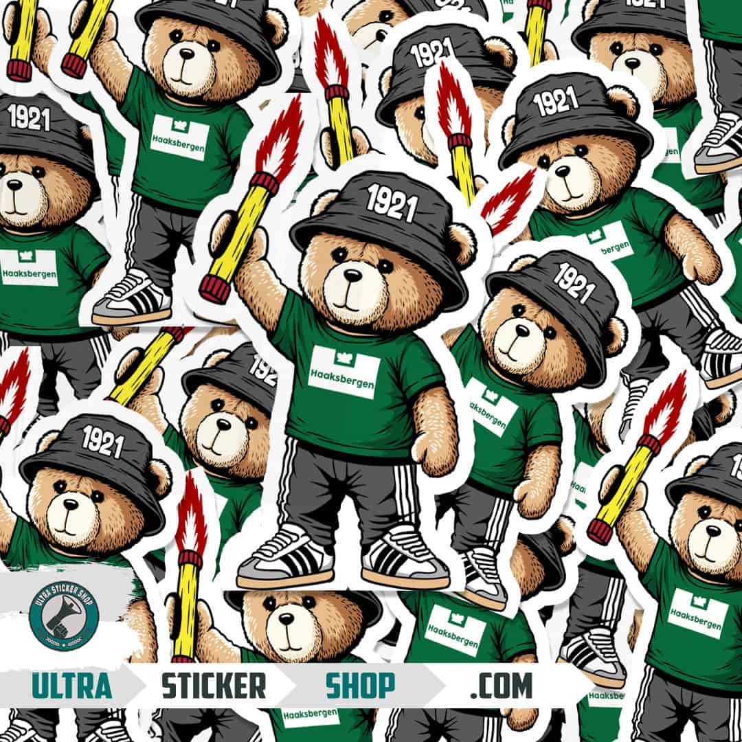 Haaksbergen 1921 bear Stickers