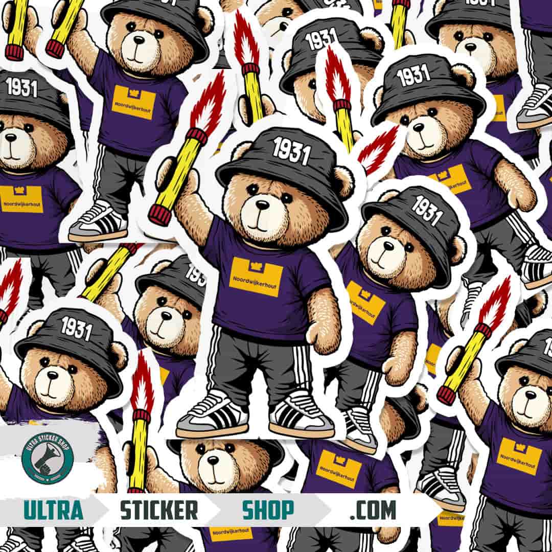 Noordwijkerhout 1931 bear Stickers