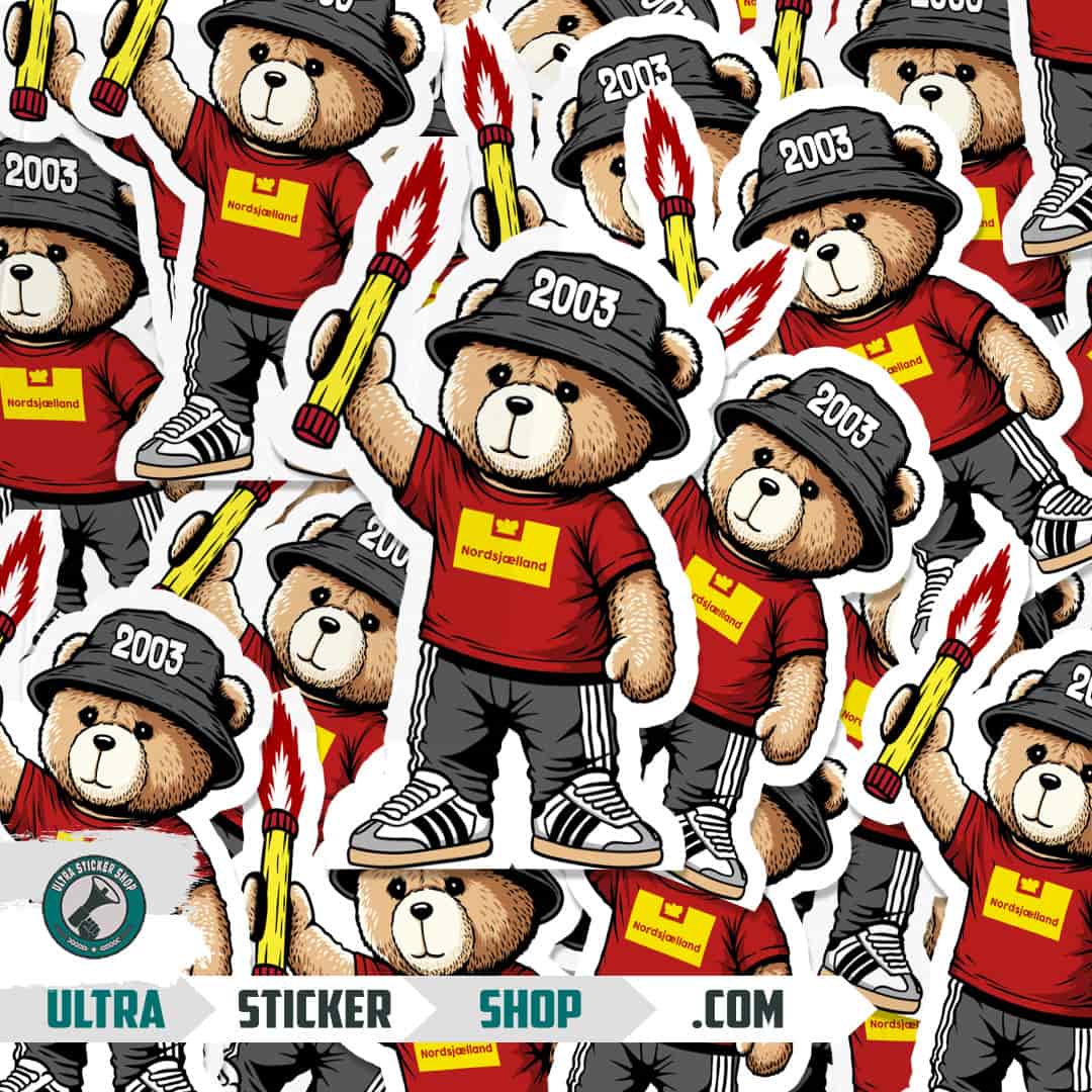 Nordsjælland 2003 bear Stickers